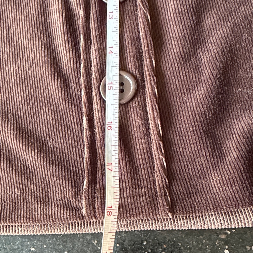 LuLaRoe Chocolate Button-Front Mini Skirt - Picture 6 of 11
